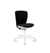 Kinderdrehstuhl Sitness Home S`cool, schwarz / wei&szlig;, bis 60kg, ohne Kopfst&uuml;tze